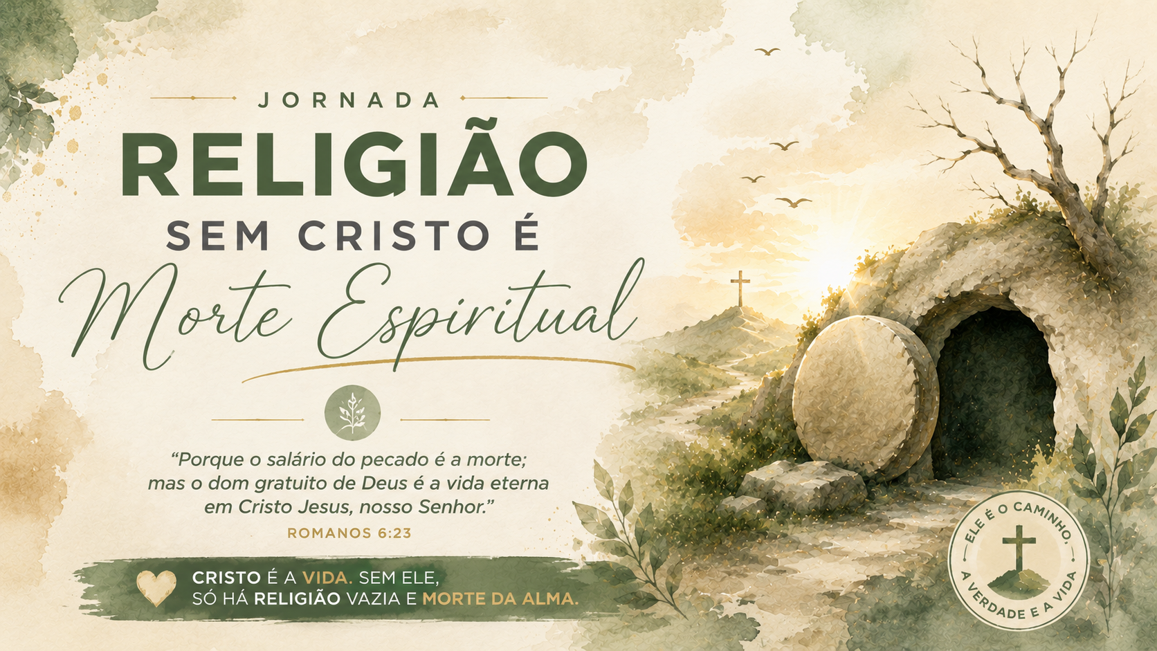 religiao sem cristo e morte espiritual banner